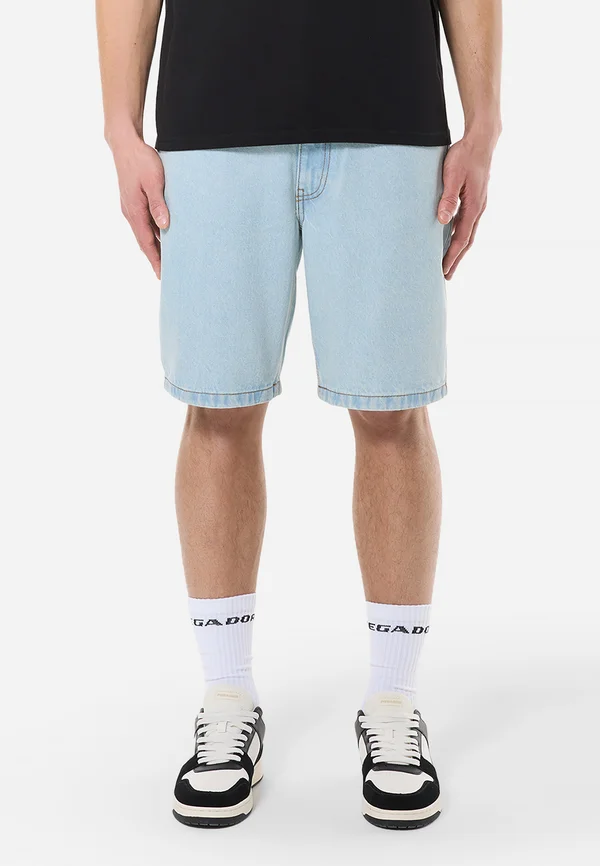 BOSTIC - Denim shorts - washed cold blue