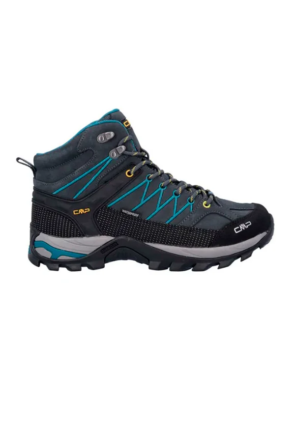 BOTA  RIGEL MID TREKKING - Lace-up ankle boots - azul