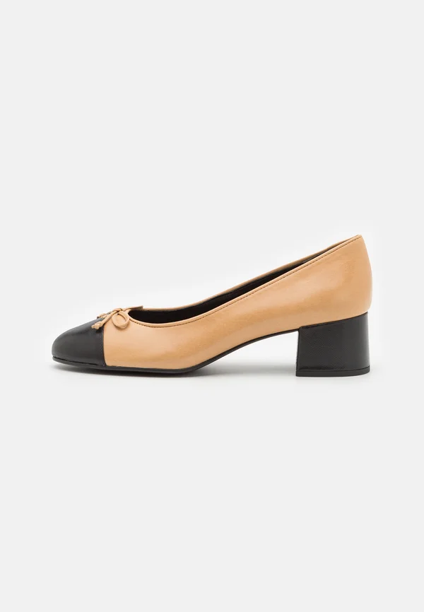 BOW  - Classic heels - ginger shortbread/perfect black