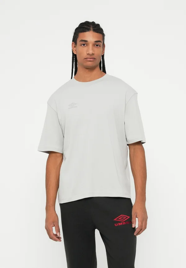 BOX GRAPHIC TEE - Print T-shirt - harbor mist