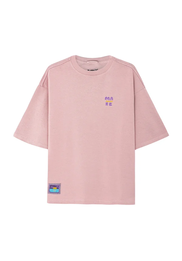BOX - Print T-shirt - pink kush