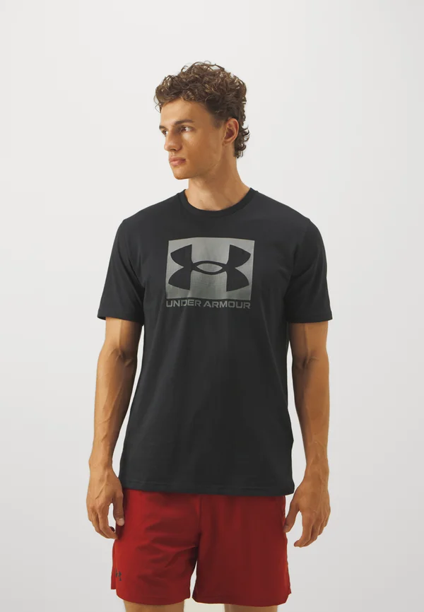 BOXED - Print T-shirt - black/graphite