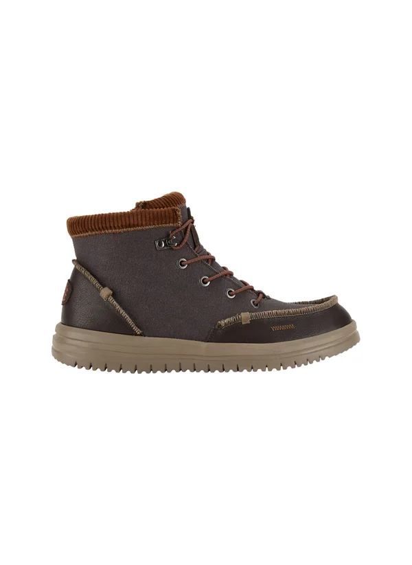 BRADLEY CORDUROY COLLAR - High-top trainers - brown   multi