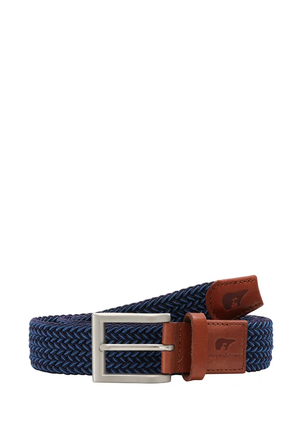 Braided belt - blue