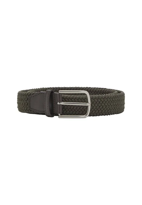Braided belt - khaki