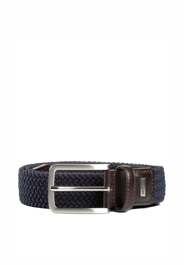 Braided belt - navy uni