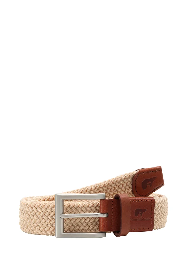 Braided belt - sand