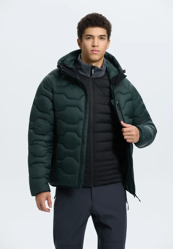 BRANCH - Winter jacket - dunkel grün