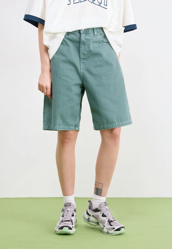 BRANDON - Denim shorts - silver pine