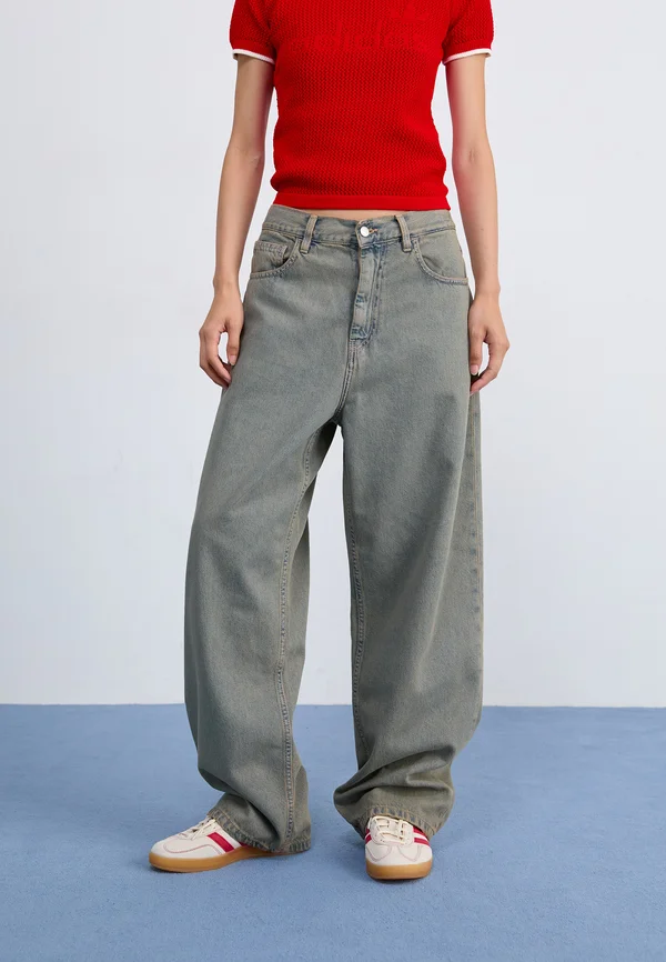BRANDON PANT SMITHTOWN - Relaxed fit jeans - blue/leather garment dyed