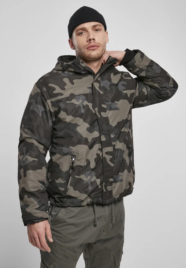 BREAKER FRONTZIP - Light jacket - darkcamo