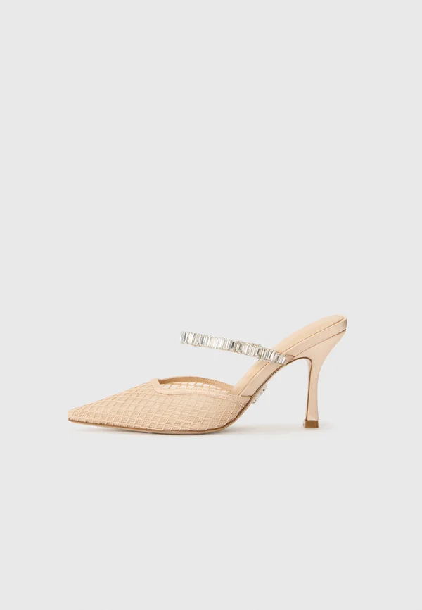 BRECKI - Heeled mules - beige