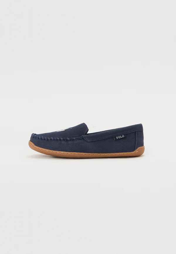 BRENAN - Slippers - navy/paper white