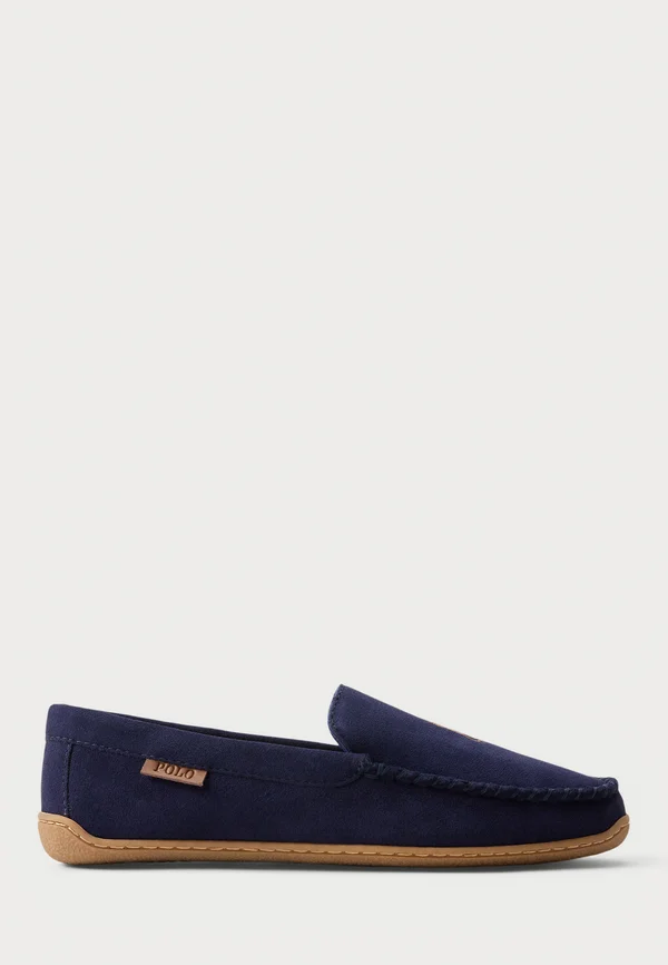 BRENAN SUEDE SLIPPER - Slippers - navy
