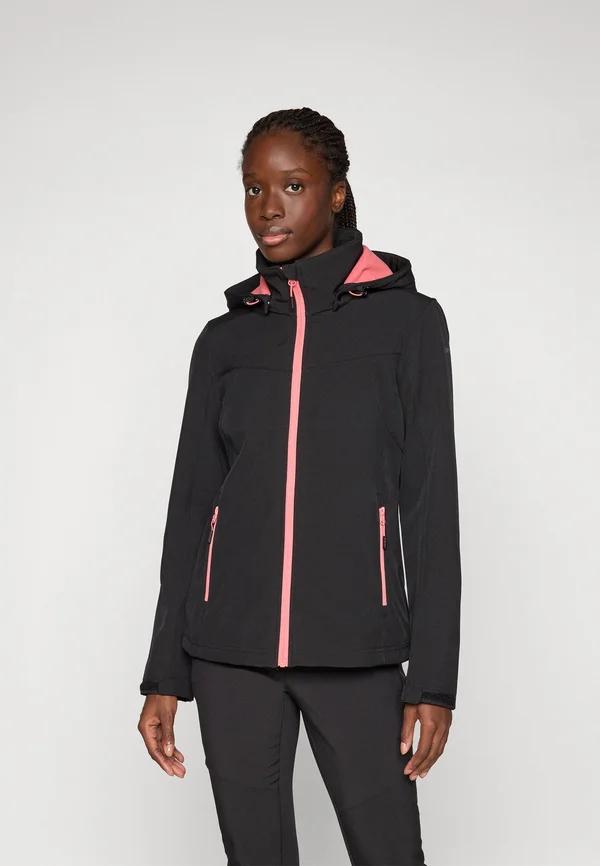 BRENHAM - Soft shell jacket - black
