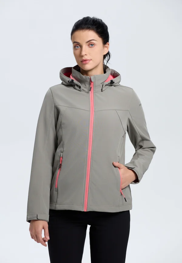 BRENHAM - Soft shell jacket - grau