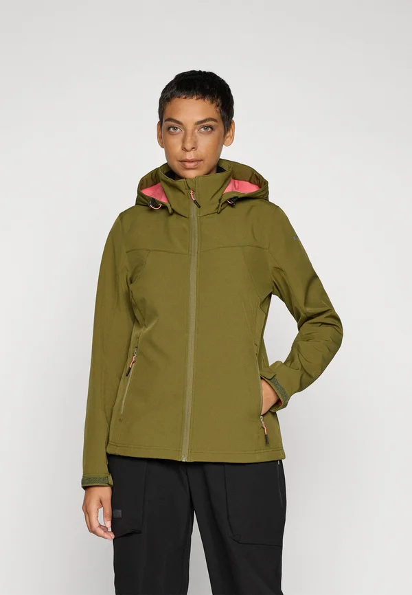 BRENHAM - Soft shell jacket - green