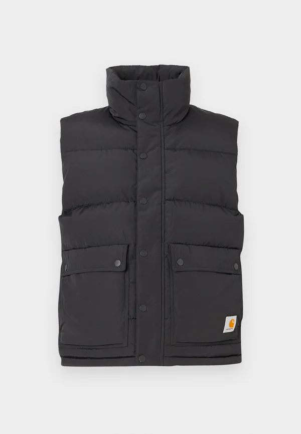 BRENT - Waistcoat - black