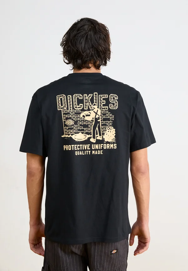 BRICKLANE TEE - Print T-shirt - black