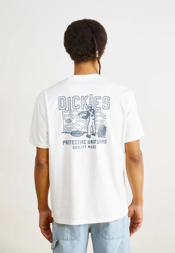 BRICKLANE TEE - Print T-shirt - white
