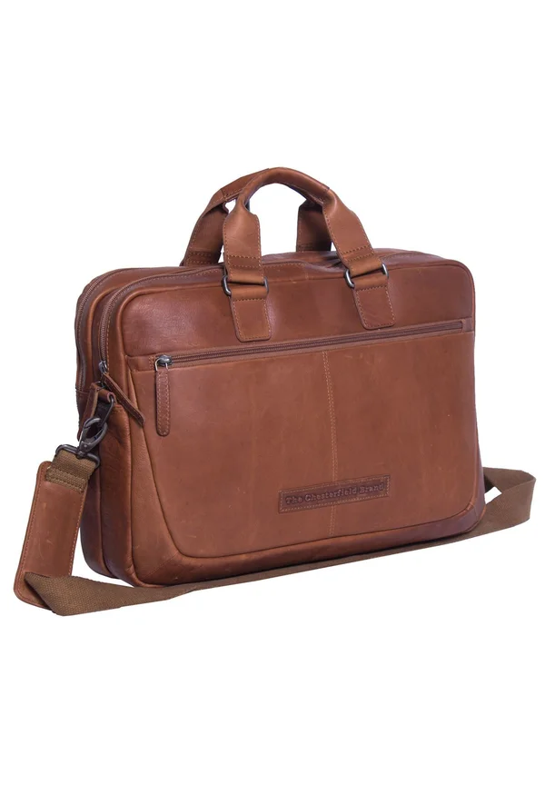 Briefcase - cognac