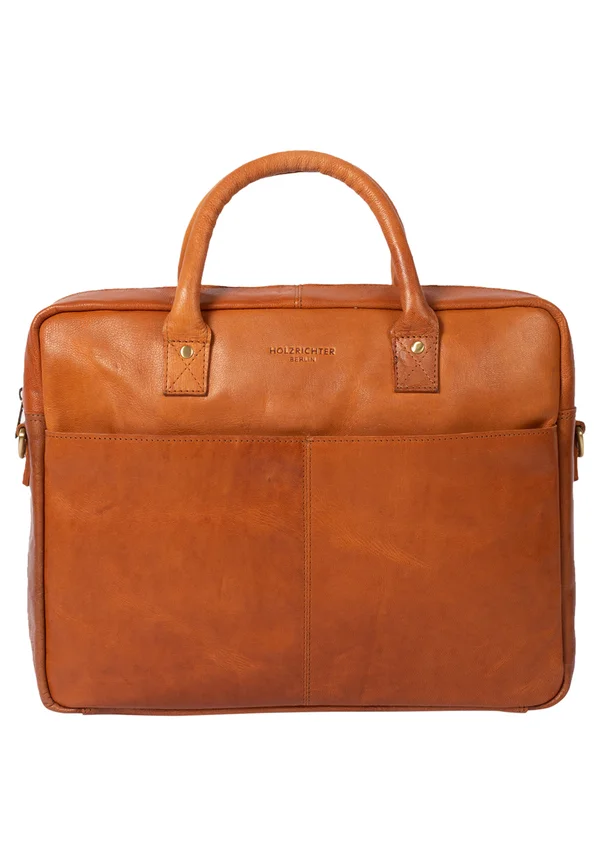 Briefcase - cognac