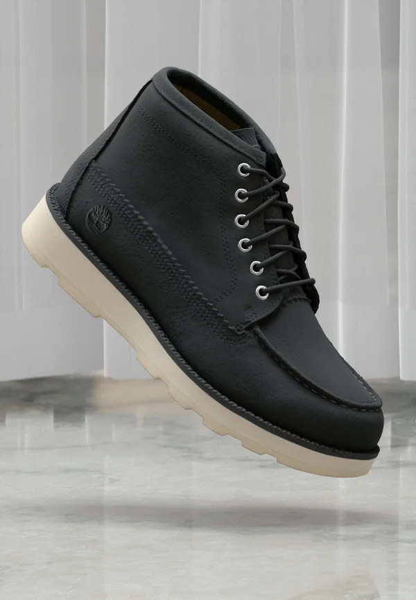 BRITTON MILLS - Lace-up ankle boots - black suede