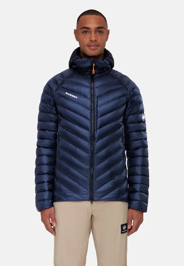 BROAD PEAK IN HOODED - Down jacket - marine black