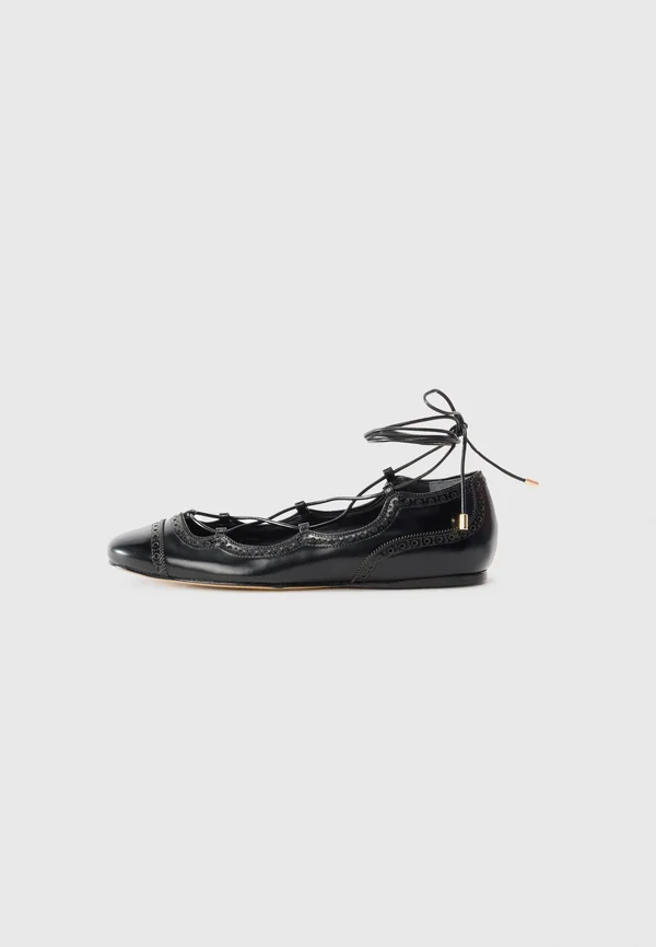 BROGUE - Slip-ons - black