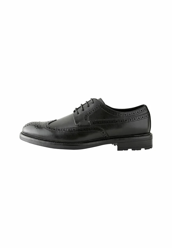 BROGUE - Smart lace-ups - black