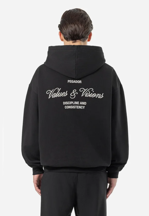 BRONSON OVERSIZED  - Hoodie - washed black