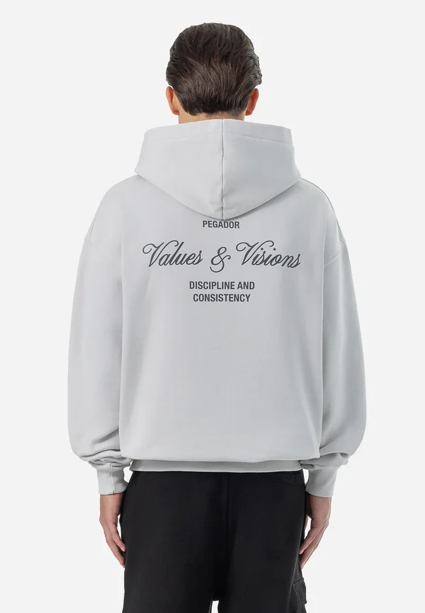 BRONSON OVERSIZED  - Hoodie - washed clear grey