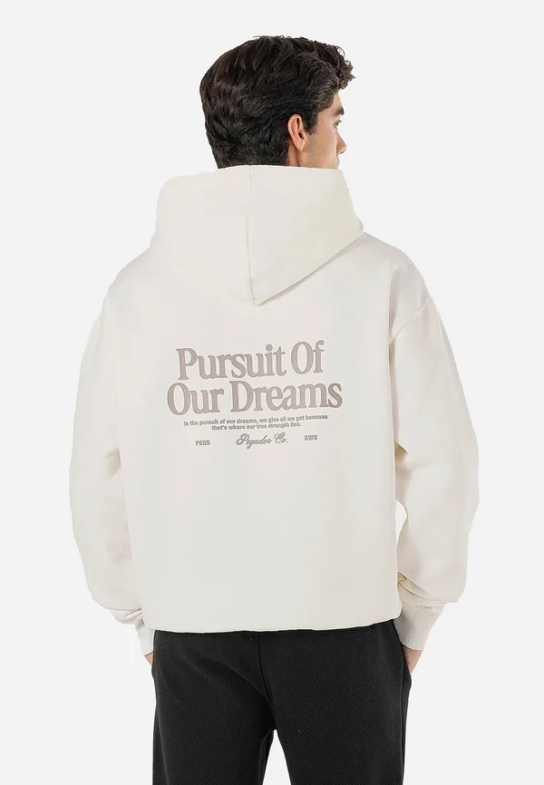 BROOKE HOODIE - Hoodie - washed warm white
