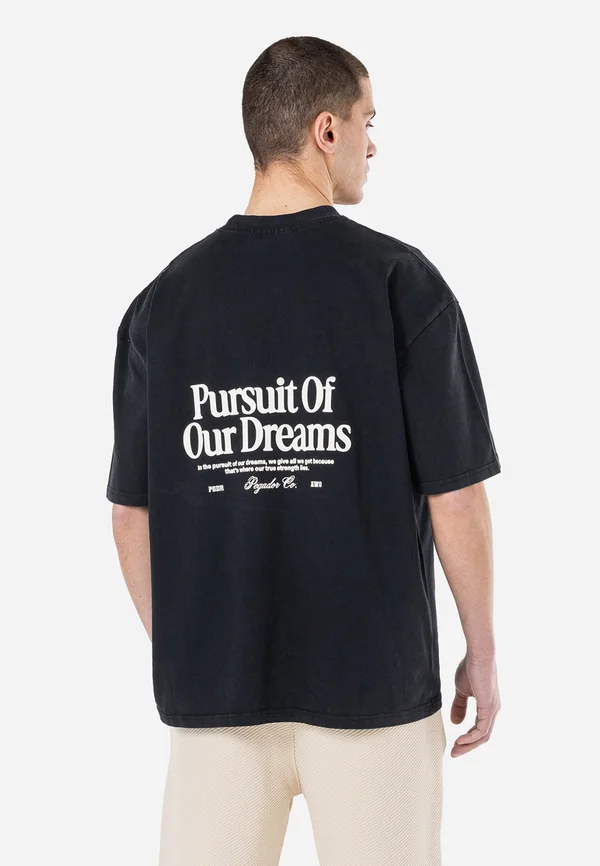 BROOKE TEE - Print T-shirt - vintage black