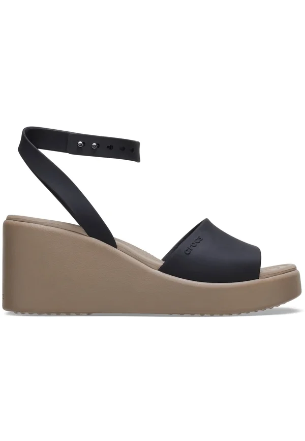 BROOKLYN  - Platform sandals - black   mushroom