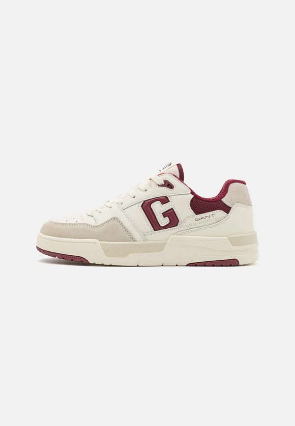 BROOKPAL - Trainers - off white/plum red