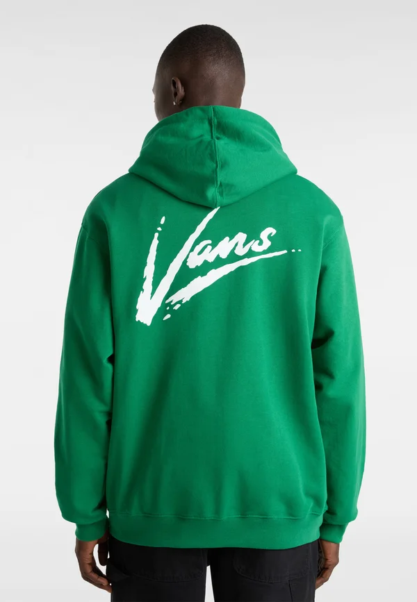 BRUSH SCRIPT LOOSE FT  - Hoodie - verdant green