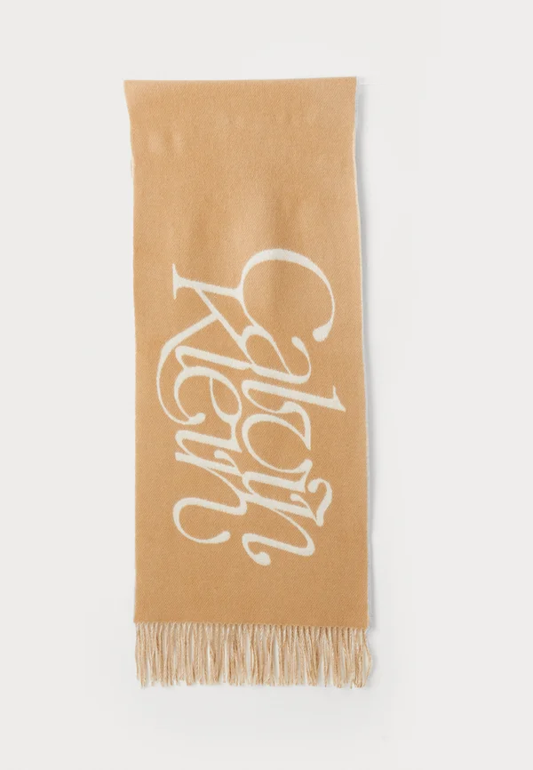 BRUSHED MIDWEI - Scarf - white/tan