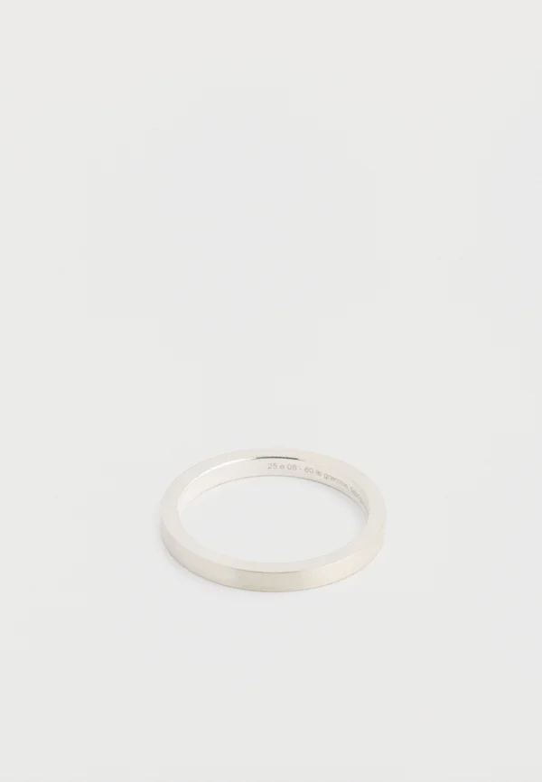 BRUSHED RIBBON - Ring - silver-coloured