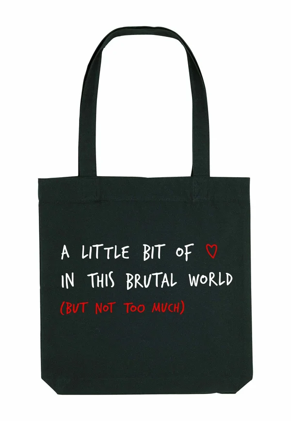 BRUTAL PRINT - Tote bag - black