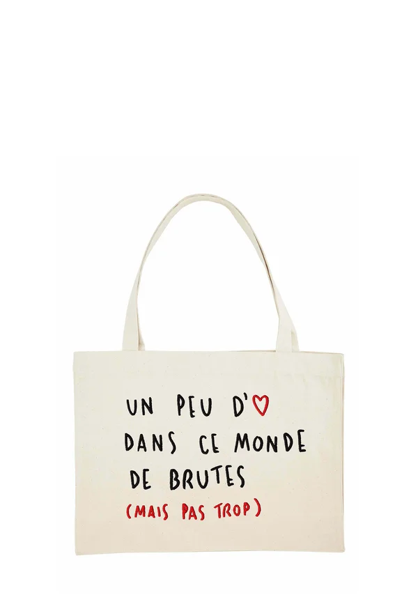 BRUTE SHOPPING - Tote bag - off-white