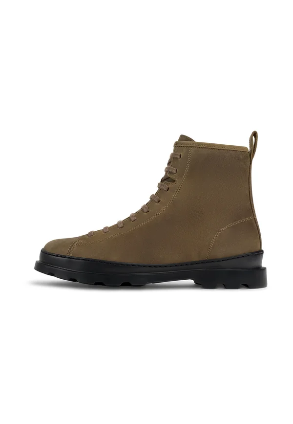 BRUTUS - Lace-up ankle boots - mittelbraun