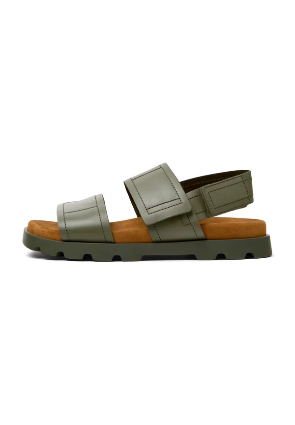 BRUTUS - Walking sandals - mittelgrün