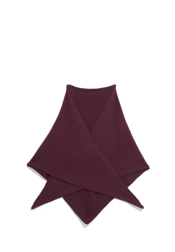 BRYANAA TRIANGLE - Scarf - dark cranberry