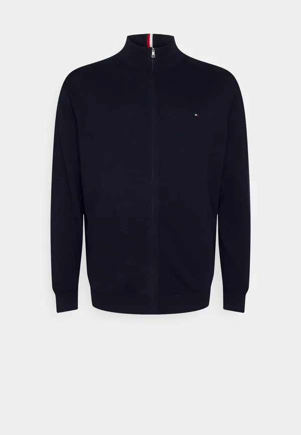 BT-PIMA ORG CTN CASHMERE ZTHRU-B - Cardigan - dark blue