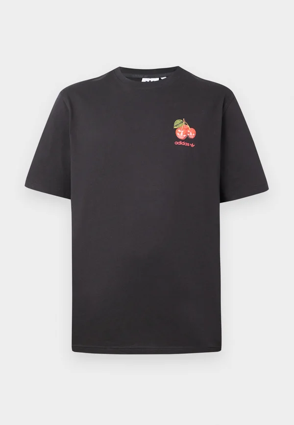 BUBBLE CHERRY UNISEX - Print T-shirt - black