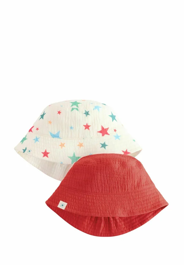 BUCKET 2 PACK - Hat - red and star print