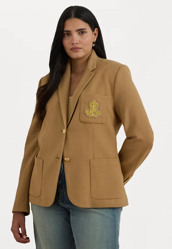 BULLION JACQUARD BLAZER - Blazer - classic camel