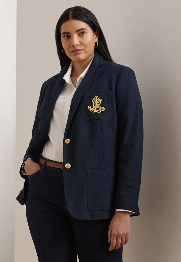 BULLION JACQUARD BLAZER - Blazer - navy