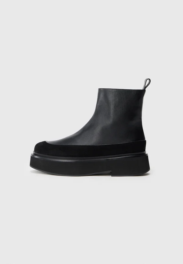 BUNA - Platform ankle boots - black
